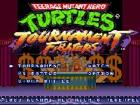 une photo d'Ã©cran de Teenage Mutant Ninja Turtles - Tournament Fighters sur Nintendo Super Nes